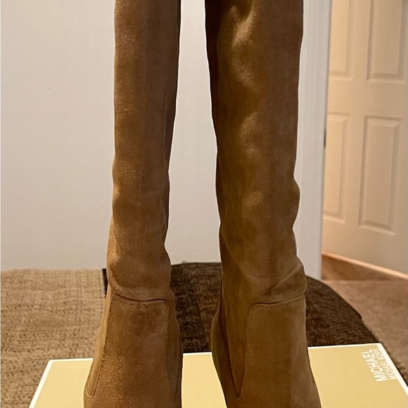 Michael Kors suede tall boots - Picture 2 of 4